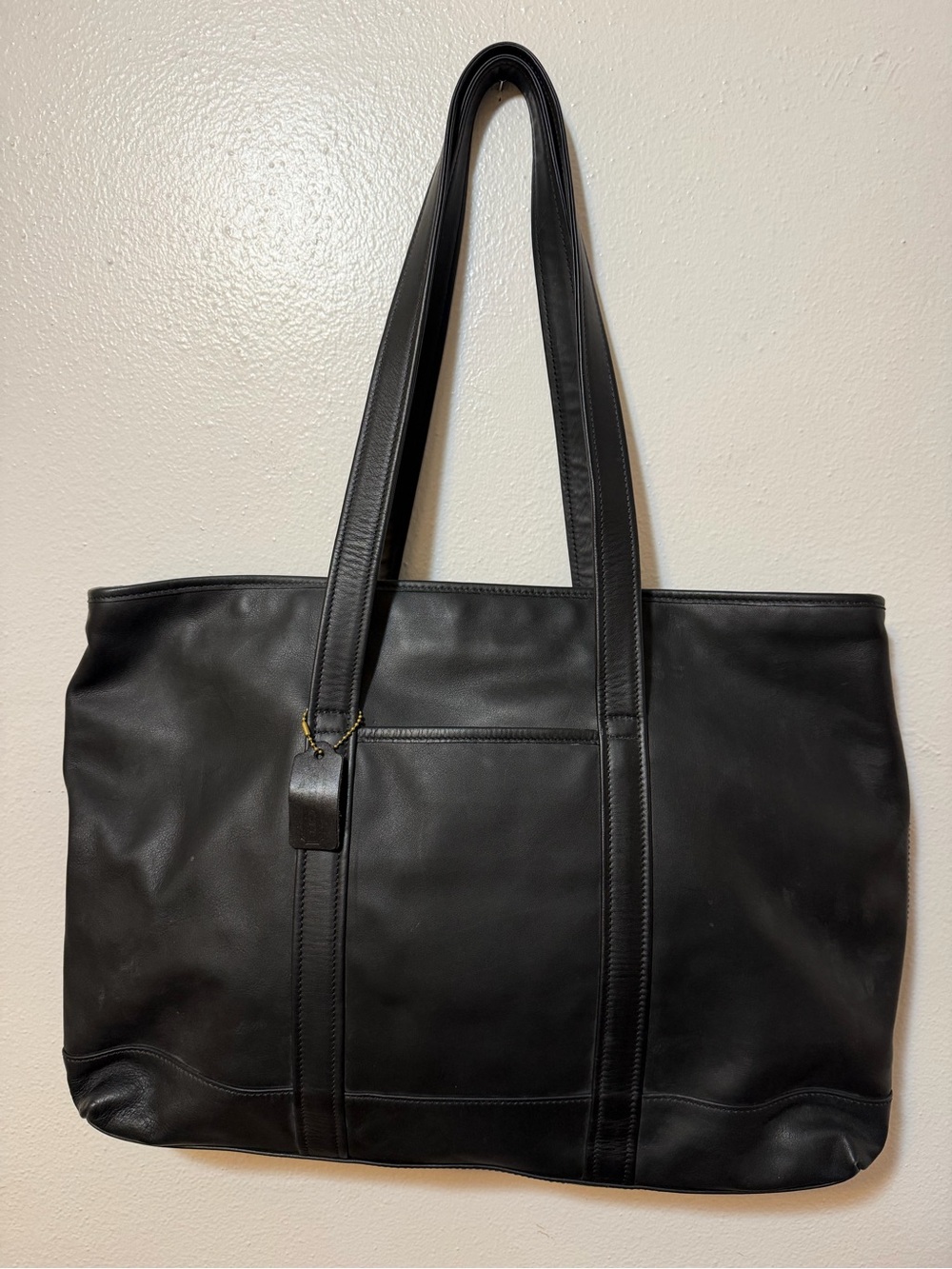 NEW VINTAGE COACH 9400 Black  Large Shopper, Business, or Weekender Tote Y2K